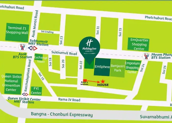 度假居 Large House In The Middle Of Sukhumvit 22 For Family